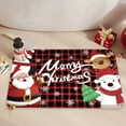 thumbnail image 4 of Rapeiae 23.6x15.7inches Christmas Decorative Carpet Diatom Mud Mat Bathroom Absorbent Mat Dirtresistants and Nonslip Bathroom Mat, 4 of 6