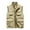Khaki, variant on Men's Poplin Outdoors Travel Sports Multi-Pockets Work Fishing Vest Khaki 8(XL)