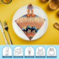 thumbnail image 6 of PHYHOO Flowers Mandalas Cloth Napkins Soft Patchwork Pattern in Ethnic Style Polyester Dinner Napkin for Family Restaurant Weddings Parties 2 PCS, 6 of 7