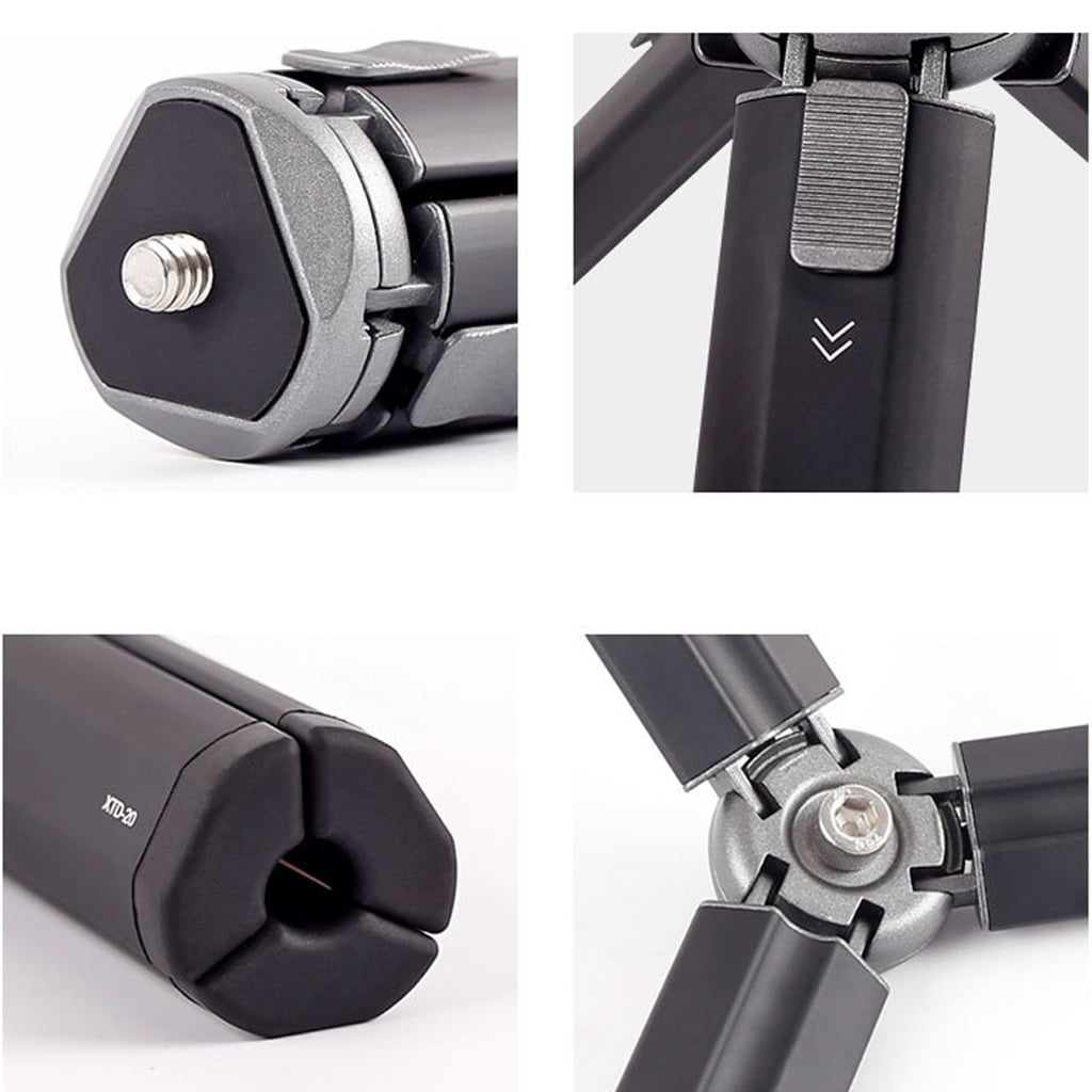 WINDLAND Aluminum Tripods For Camera Phone Desktop With 6kg Load Capacity Adjustable Height 20mm 140mm