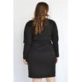 thumbnail image 3 of Vestido de gamuza Roman Fashion Tallas Extras 4304 Negro 40, 3 of 6