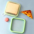 thumbnail image 3 of Caja de sándwich reutilizable para todos, contenedores de sándwich de plástico ecológicos, tapa sellada a prueba de fugas que mantiene la comida fresca, fácil de limpiar y apta para lavavajillas,, 3 of 7