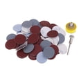 thumbnail image 2 of 100 piezas de 25 mm Papel de lija grano 3000 con almohadilla de respaldo y vástago para pulir perfecl Kit de almohadillas para discos de lijado, 2 of 8