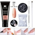 thumbnail image 1 of DPTALR Poly Extension Gel Nail Kit, Clear Builder Jelly Gel Nude Poly Nail Enhancement Trial All-in-One French Kit With Mini Nail For Nail Art Kit Nails 15ml, 1 of 1