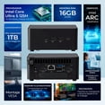 thumbnail image 2 of Computadora Escritorio Mini PC ASUS NUC 14 PRO AI Intel Core Ultra 5 125H NPU 33 TOPS 16GB DDR5 SSD 1TB W11H-T WiFi 6E BT 5.3 Gaming casual, trabajo y estudio, 2 of 6