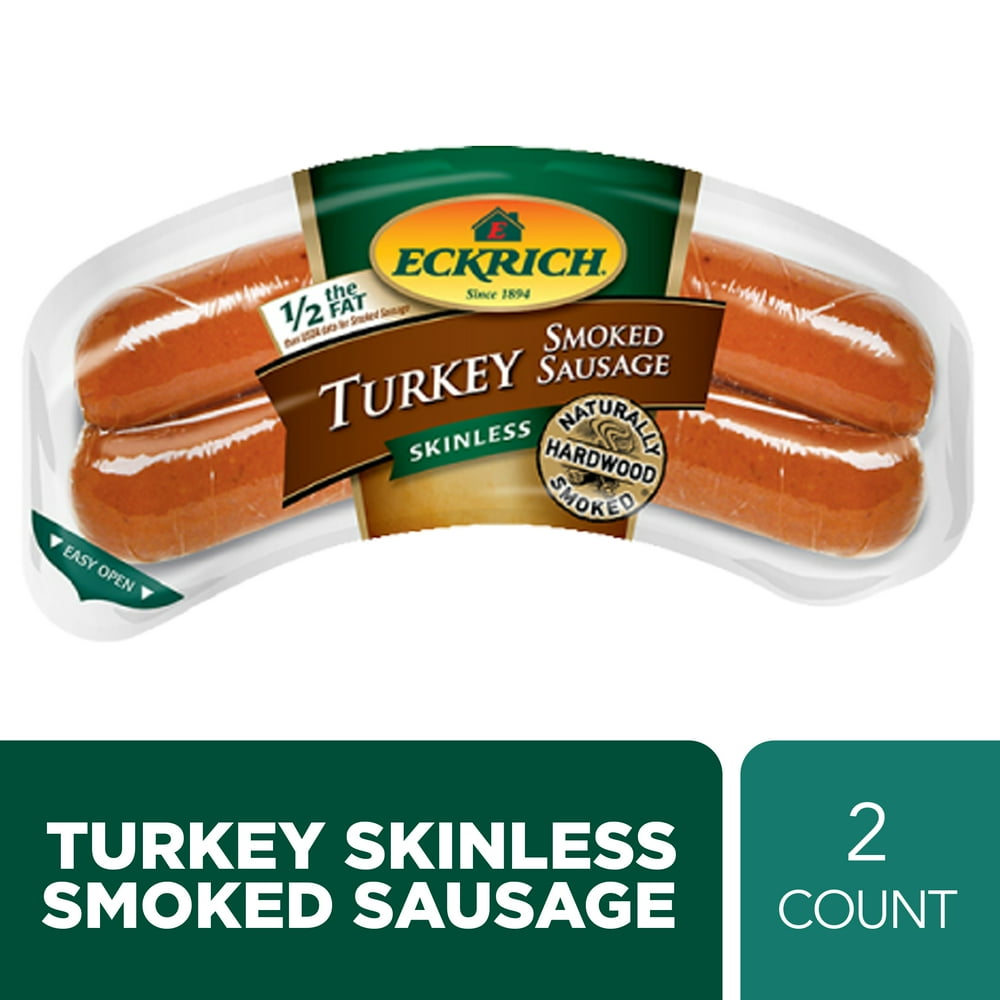 Eckrich Skinless Turkey Smoked Sausage, 13 oz