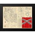 thumbnail image 2 of Gousha 18x14 Black Modern Framed Museum Art Print Titled - Western United States - Gousha 1935, 2 of 5