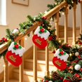thumbnail image 5 of AOMXGD 2 Pack Mini Christmas Stocking Ornaments, Plastic Hanging Decor for Xmas Tree Mantel Holiday Party Decor, 2 Count, 5 of 6