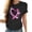 Black, variant on Riecok Breast Cancer T Shirts for Women Ribbon Graphic Crewneck Tees Short Sleeve Breast Cancer Shirts Holiday Tops Black 3XL