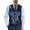 Blue Dragon Design, variant on Slim Fit Dress for Wedding Prom, Woven Fabric 4 Buttons Business Coat, Blue Dragon Design