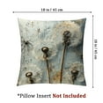 thumbnail image 4 of Set of 2, dandelions spider metal surface Throw Pillow Cushion Case, Zip Closure Without Pillow Inserts Home Furnishing, 4 of 8
