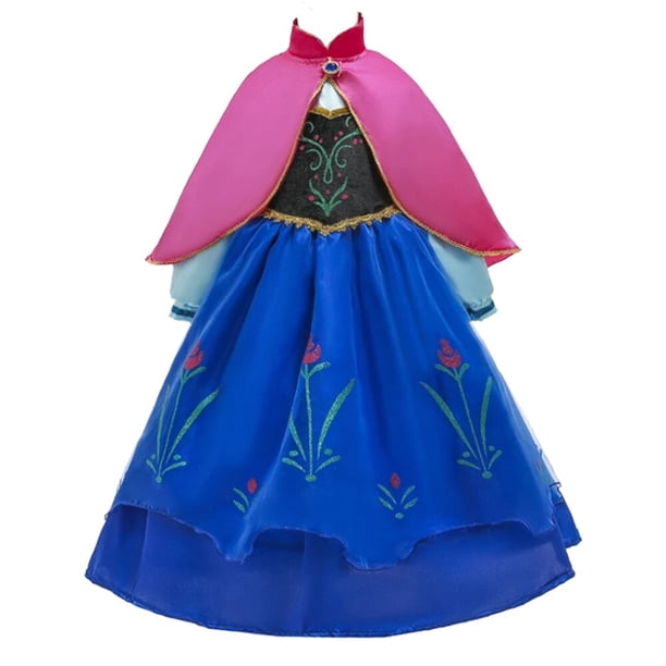 Vestidos de Elsa para niñas, disfraz de Anna, ropa de princesa para Cosplay, Vestido de reina de la nieve, fiesta de cumpleaños para niños, Sukienki Fivean unisex