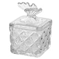 thumbnail image 1 of Embossment Pattern Food Container Glass Coffee Beans Jar Cube Sugar Container, 1 of 8