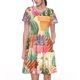 thumbnail image 1 of Balery Succulent And Cactus Vestidos sueltos de manga corta para mujer, vestidos de verano 2025, vestidos casuales de corte A con vuelo., 1 of 6