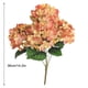 thumbnail image 2 of Ramo de flores artificiales de 5 cabezas, simulación, decoración floral, decoración de la oficina en casa, flor falsa, amarillo Eigraketly HA8204-06B, 2 of 6