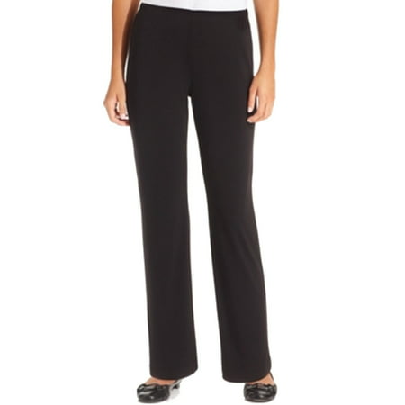Womens Petite Pull-On Pants Stretch PXL