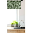 thumbnail image 3 of Ambesonne Botanical Valance Pack of 2, Vintage Nature Leaves, 54"X12", Olive Green and White, 3 of 4