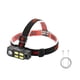 thumbnail image 2 of Soidarity Linterna frontal recargable por USB, luces ajustables de ahorro de energía, resistente al agua, a prueba de polvo, duradera, portátil, Estufas de camping Soidarity OD029787-01, 2 of 6