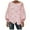 Pink, variant on Fengyings Women's Sweater Crewneck Hollow Out Crochet Tops Long Sleeve Knit Sweaters Pullover Fall
