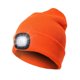 thumbnail image 1 of Gorro de punto con luz LED, recargable por USB, 4 luces LED, unisex, cálido, para invierno, con linterna, 1 of 5