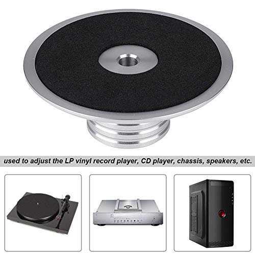 Bewinner New Durable Vinyl LP Tocadiscos Estabilizador de Disco Metáli