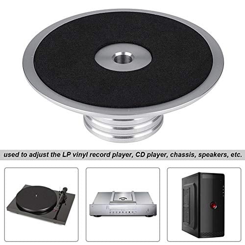 Bewinner New Durable Vinyl LP Tocadiscos Estabilizador de Disco Metáli