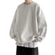 thumbnail image 1 of Gibobby Sudaderas hombre Sudadera de Rizo francés de Manga Larga para Hombre Sudadera para Hombre camisetas Y2K(Gris,CH), 1 of 5