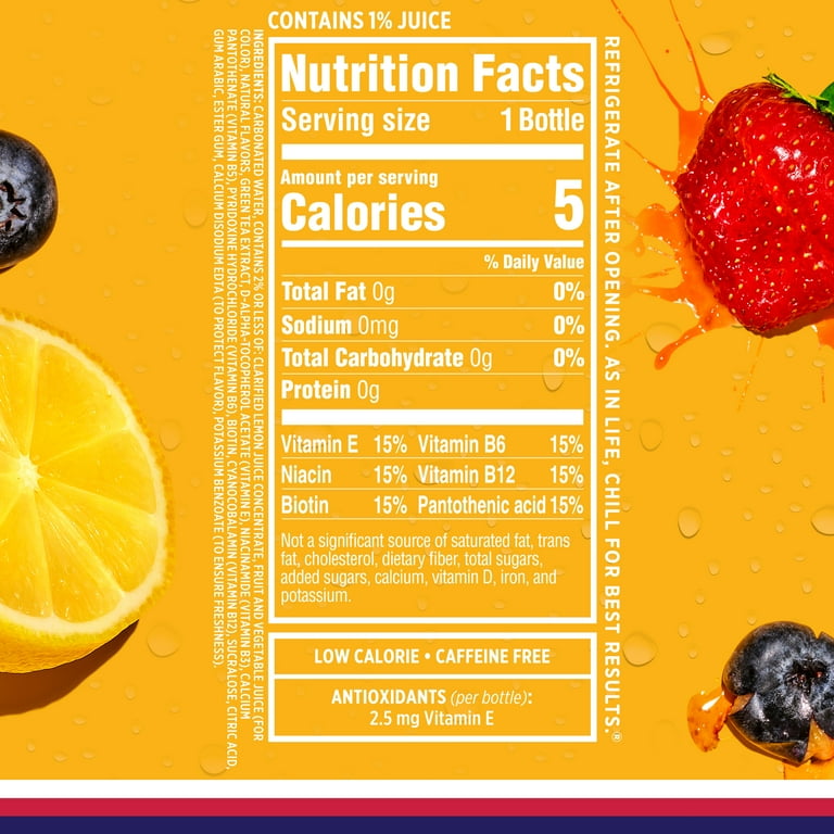 Sparkling Ice Berry Lemonade, 17 fl oz, 12 Pack photo 2
