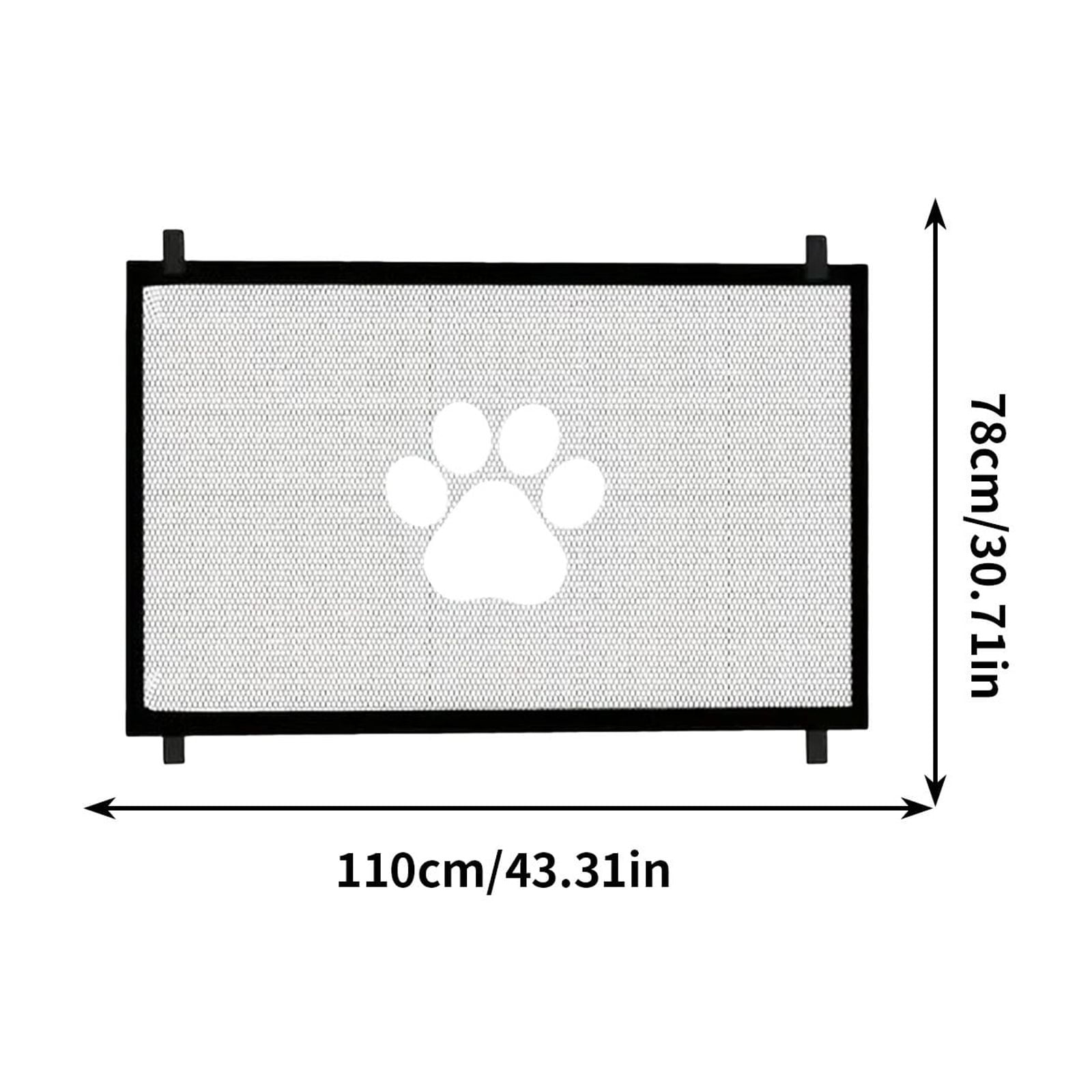 3 Packs Portable Foldable Pet Dog Fence Strong Sturdy Protection Barrier Gate for Household Easy to Install No Punch Needed Adjustable Size Indoor Outdoor Safety Gate for Small Medium Dogs
