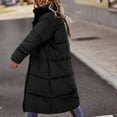 thumbnail image 4 of Niaviben Long Puffer Coat Women's Thickened Down Jacket Womens Puffy Jackets Womens Winter Coats Winter Coat for Women Casual Jackets for Women's Jacket Black L, 4 of 9