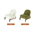 thumbnail image 2 of LiviNest Accent Chair for Small Spaces: Modern Velvet Armless Reading Chair with Ergonomic Back Support & Solid Wood Legs - Cozy Apartment Seating Solution for Living Room Bedroom Balcony Use, 2 of 6