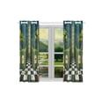 thumbnail image 2 of CADecor Alice In Wonderland Window Curtain Window Treatments Kitchen Curtains 26x39 inches, 2 Pieces, 2 of 3