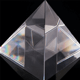 thumbnail image 4 of 2X Prism Optical Glass Pyramid 40mm High Rectangular Polyhedron Suitable for Teaching Experiments,2 x pyramid prism,transparent, 4 of 6