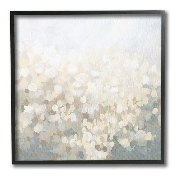 Stupell Industries Speckled Ombre Abstract Abstract Painting Black Framed Art Print Wall Art, 24 x 24