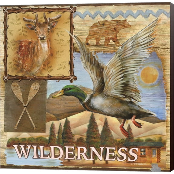 Great Art Now Wilderness by Ed Wargo, Canvas Wall Art, 12W x 12H