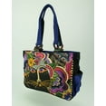 thumbnail image 2 of Laurel Burch Colorful Carlotta's Cats Medium Tote Bag, 2 of 3