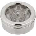 thumbnail image 1 of Tabakh Stainless Steel Masala Dabba/Spice Container Box With 7 Spoons - With Clear Screen & Clear Lid, 1 of 2