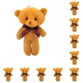thumbnail image 3 of Qarigey Animales de peluche Material de algodón PP Oso pequeño Diseño de muñeca Llavero Regalos para niños Llavero útil para Teléfono Type1 NO1 Qarigey CBP220735, 3 of 4