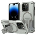 thumbnail image 1 of for iPhone 14 Pro Max 6.7-inch Case [Compatible with MagSafe] Built in Invisible Stand, Military Grade Shockproof Soft TPU Protective Cover Case,Grey,For iPhone 14 Pro Max, 1 of 7