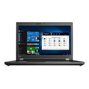 Lenovo ThinkPad P72 20MB - Intel Xeon - E-2176M / up to 4.4 GHz - vPro - Win 10 Pro for Workstations 64-bit - Quadro P4200 - 16 GB RAM - 512 GB SSD TCG Opal Encryption 2, NVMe - 17.3" IPS 3840 x 2160 (Ultra HD 4K) - Gigabit Ethernet - Wi-Fi 5 - black - kbd: US