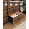 thumbnail image 4 of Kojooin 16 Drawers Dresser with Clothes Rack, Tall Fabric Storage Tower Organizer for Bedroom, 4 of 9