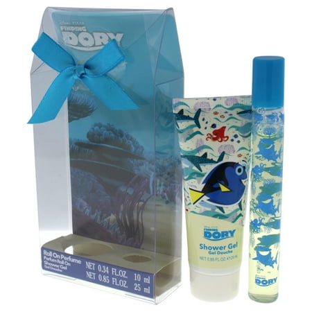 Finding Dory by Disney for Kids - 2 Pc Gift Set 0.34 oz Roll On Perfume  0.85oz Shower Gel