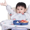 thumbnail image 4 of Babero De Alimentación De Bebé Impermeable Ajustable Con Gancho Y Lazo Babero De Manga Larga Para Niños Pequeños S Conejito De Fresa, 4 of 9