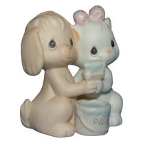 Precious Moments Figurine: BC912 True Blue Friends (2.5") Birthday Club
