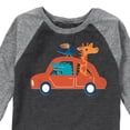 thumbnail image 3 of Instant Message - Animal Road Trip - Toddler & Youth Raglan Graphic T-Shirt, 3 of 7