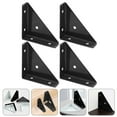 thumbnail image 3 of Parvistic 4pcs Triangular Corner Brace Heavy Duty Angle Brackets Corner Braces Joint Angle Braces, 3 of 9