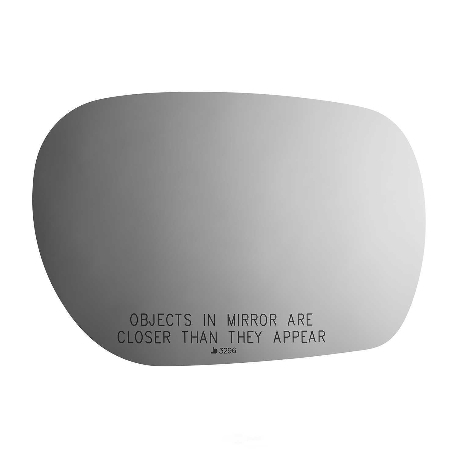 Burco Side View Mirror Replacement Glass - Clear Glass - 3296