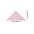 thumbnail image 2 of INSPIRE CHIC Women's Triangle Scarf Handmade Self-fold Sailor Bow Tie for Uniform 1 Pcs Tea Rose One Size, 2 of 4