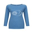 thumbnail image 2 of T-shirt à Manches Courtes pour Femmes, Hauts Grande Taille, Tunique Décontractée à Col en V, Blouse Ample, 2 of 2