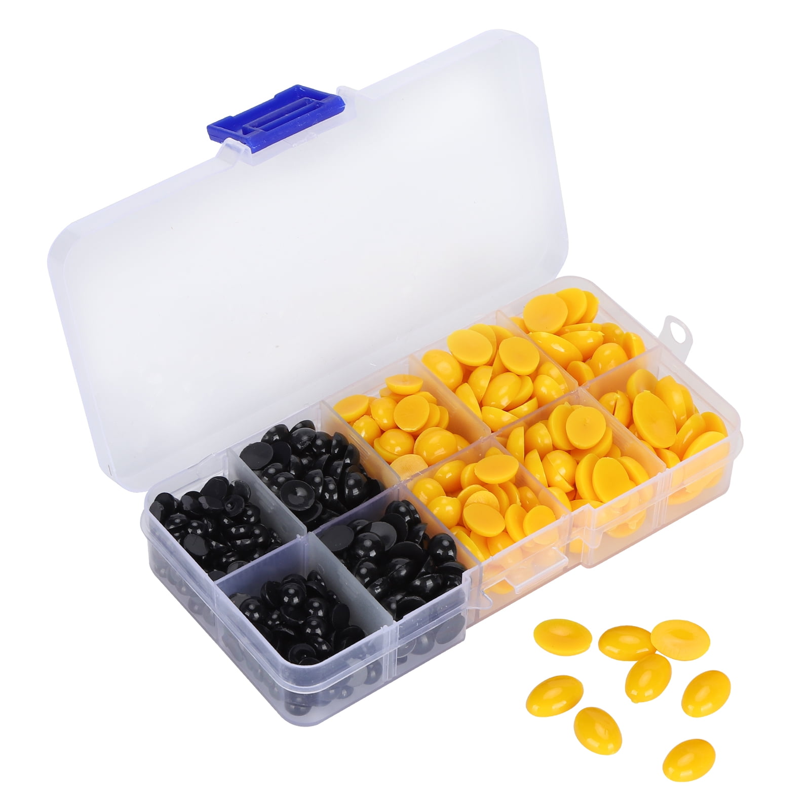 Henmomu Teddy Bear Eyes Noses, Convenient Toy Eyes Noses For Puppet